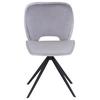 Stuhl Dale - Schwarz/Grau, MODERN, Holz/Textil (60/82.5/49.5cm) - Livetastic