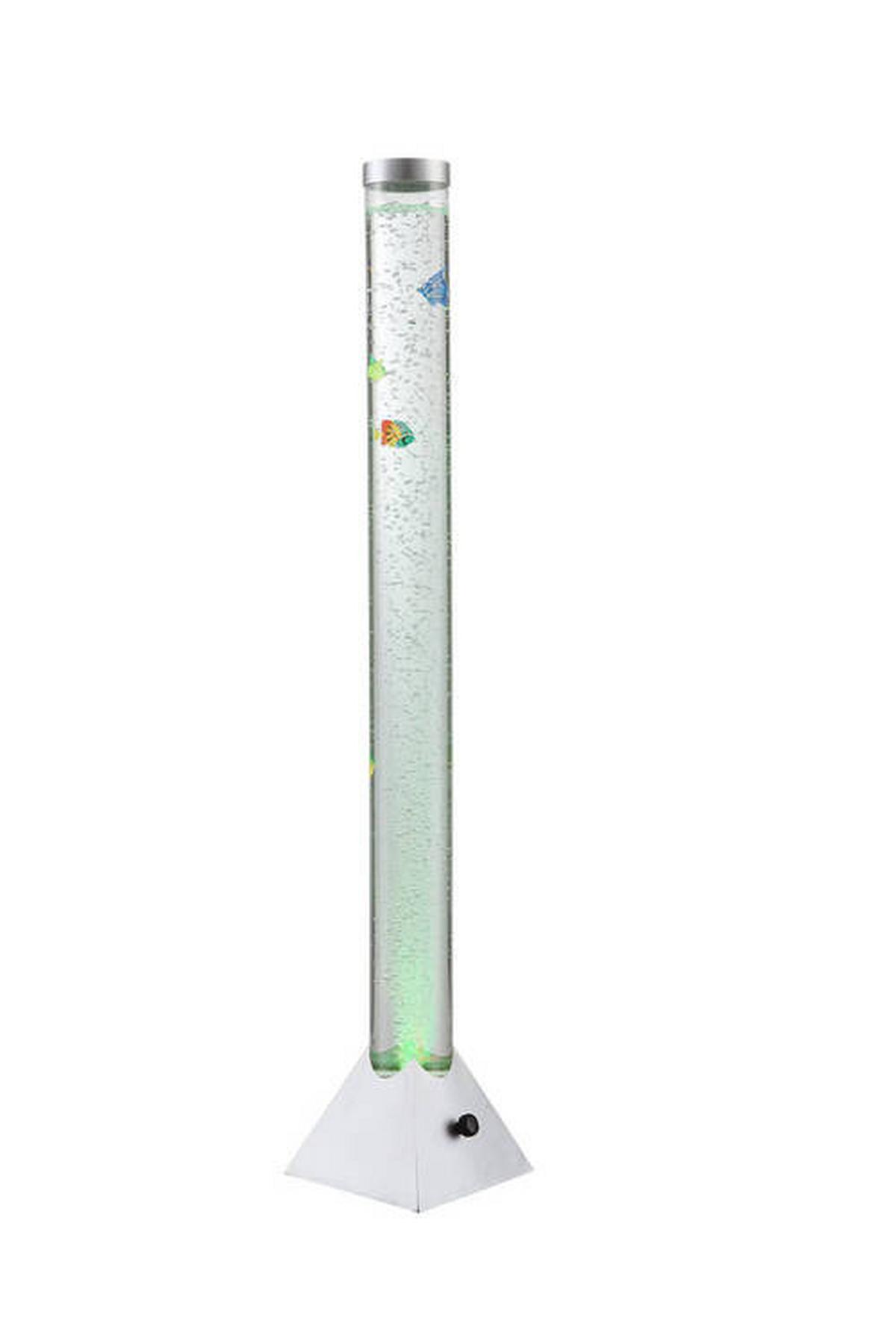 Led-stehleuchte 9015 - Klar/Silberfarben, Trend, Kunststoff (21,5/21,5/120cm) - Globo