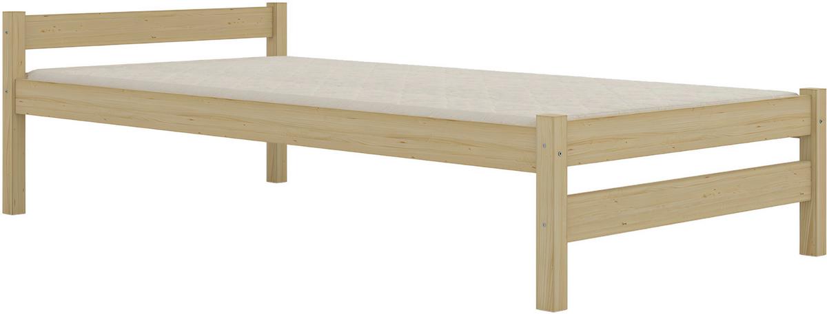 Kinder-/Juniorbett Aleks Kiefer Echtholz B: 80cm - Birkefarben/Kieferfarben, MODERN, Holz (80/160cm) - MID.YOU
