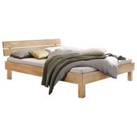 Bett Prato Kopfteil Mit 2 Paneele 160x200 Cm - Eiche Bianco/Eichefarben, Natur, Holz (160/200cm) - Hasena