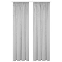 Fertigvorhang Softy 2er Set - Grau, Basics, Textil (140/225cm)