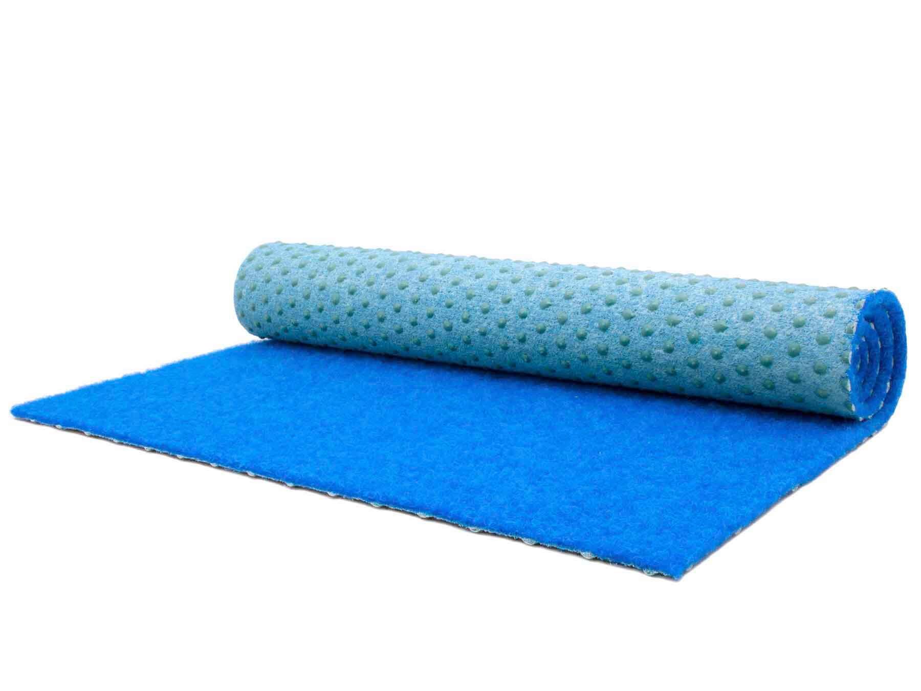 Rasenteppich Tennesse Blau - Blau, Basics, Textil (200/1350cm)