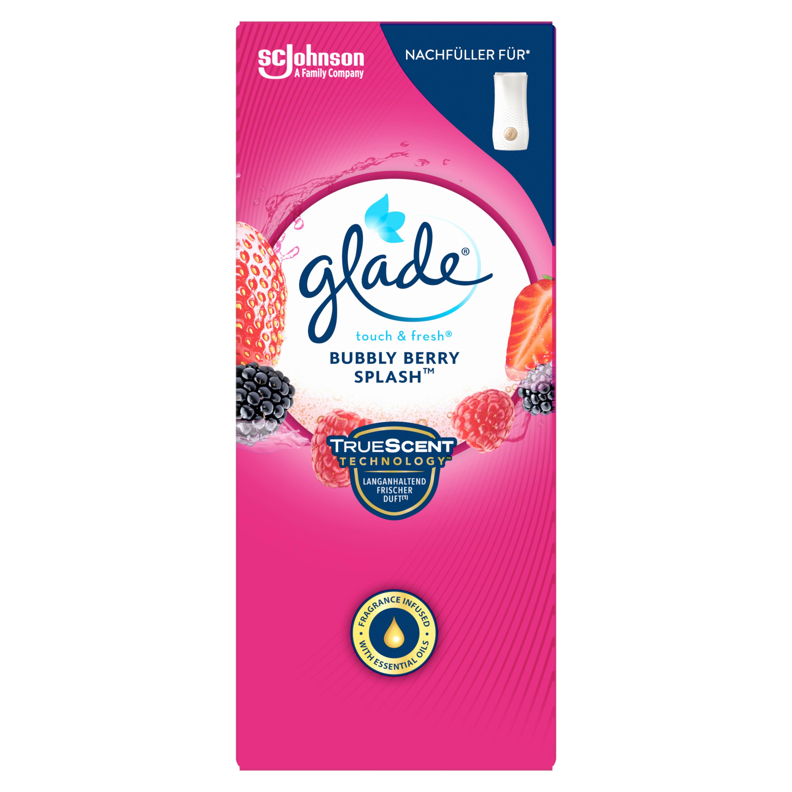 RAUMDUFT-NACHFÜLLUNG BUBBLY BERRY SPLASH - Grau, Basics, Metall (2,5/7/2,5cm) - Glade