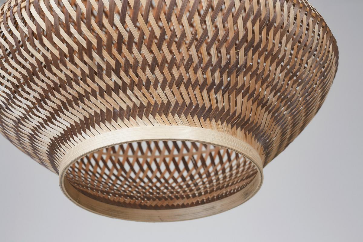 Hängeleuchte Barbados - Braun/Naturfarben, Basics, Naturmaterialien (40/67cm) - Good & Mojo