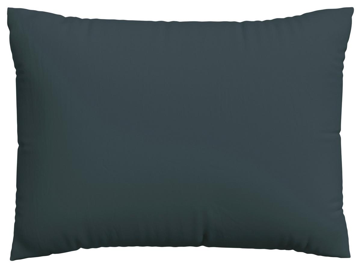 Kopfpolsterbezug Knitted Jersey - Dunkelgrau, Basics, Textil (70/90cm) - Schlafgut