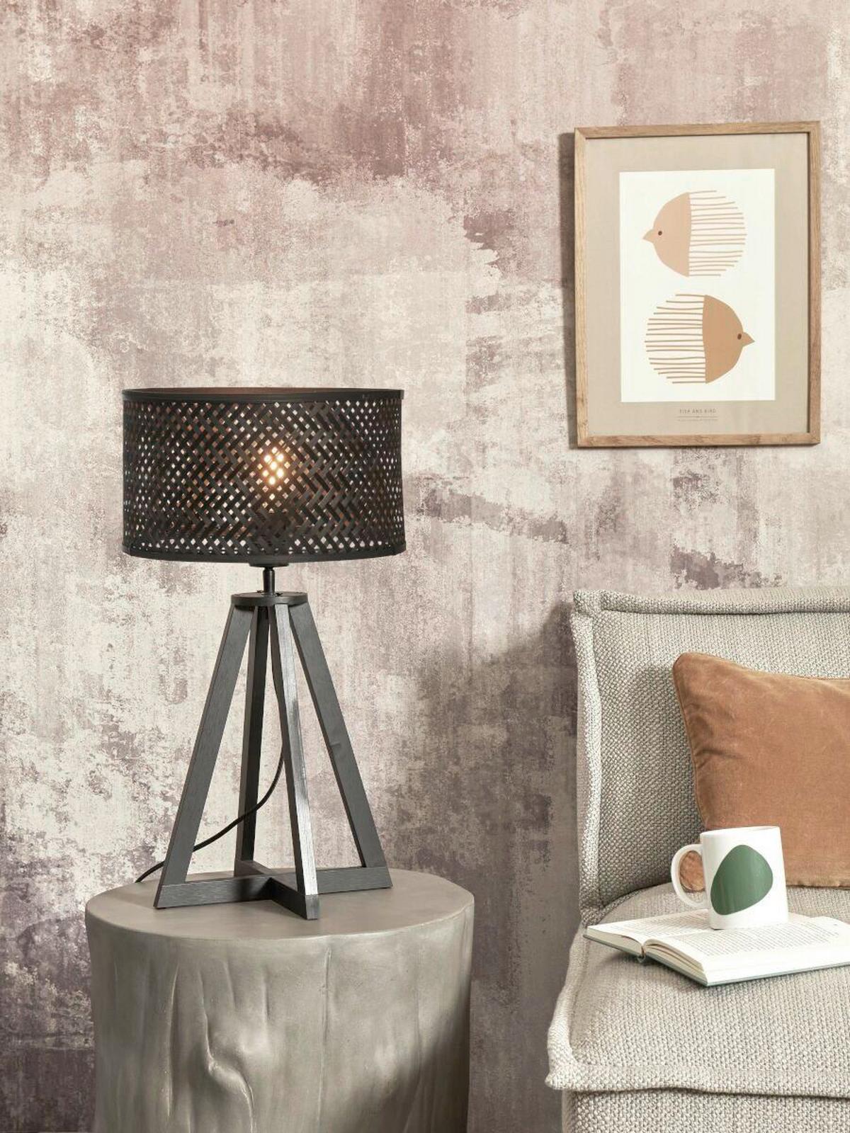 Tischleuchte Java/T/Er/B/3218/B - Schwarz, Trend (32/53/32cm) - Good & Mojo