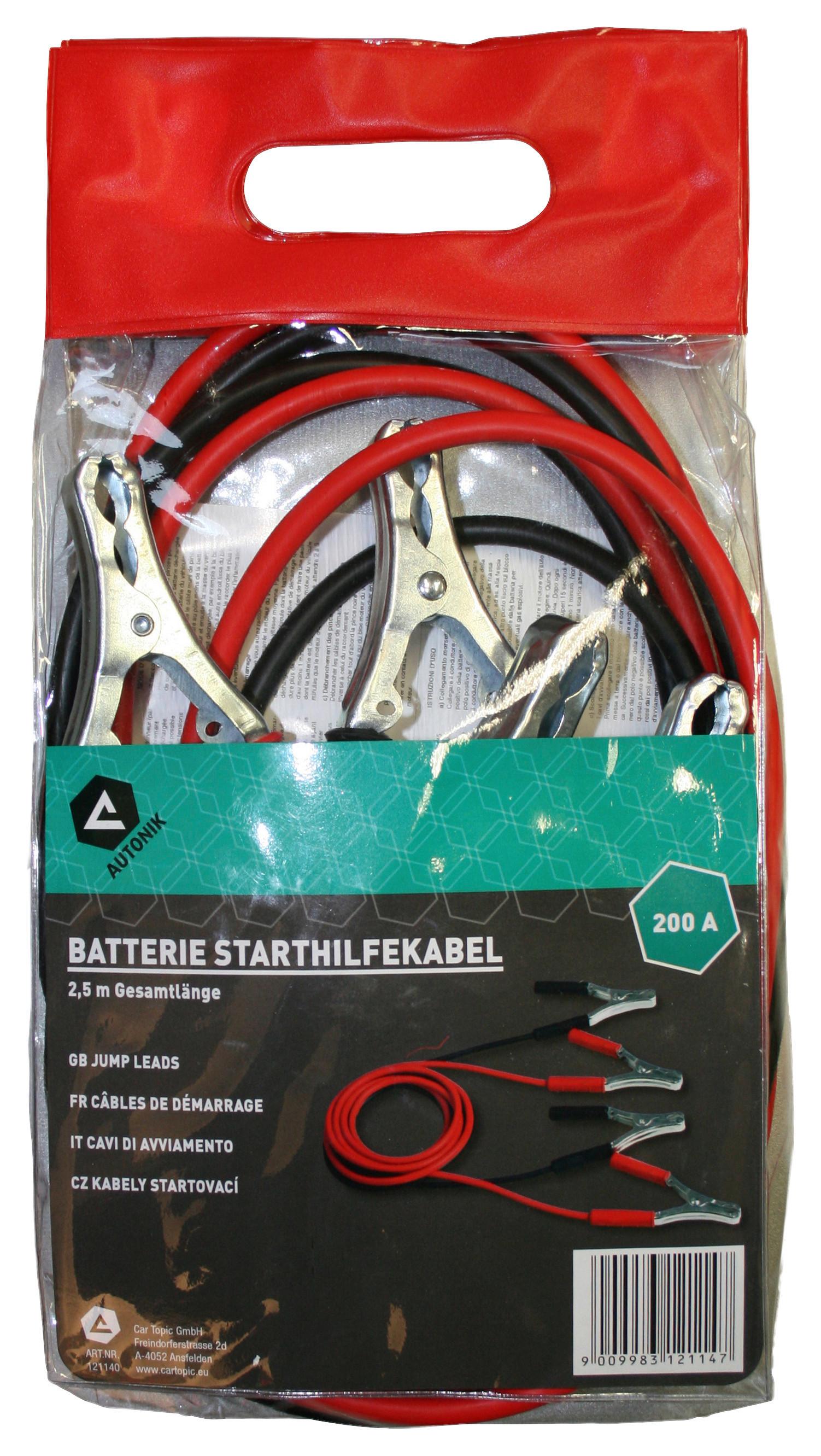 Starthilfekabel Autonik 2,5m - Rot/Schwarz, Basics, Kunststoff/Metall (18/35/5cm)