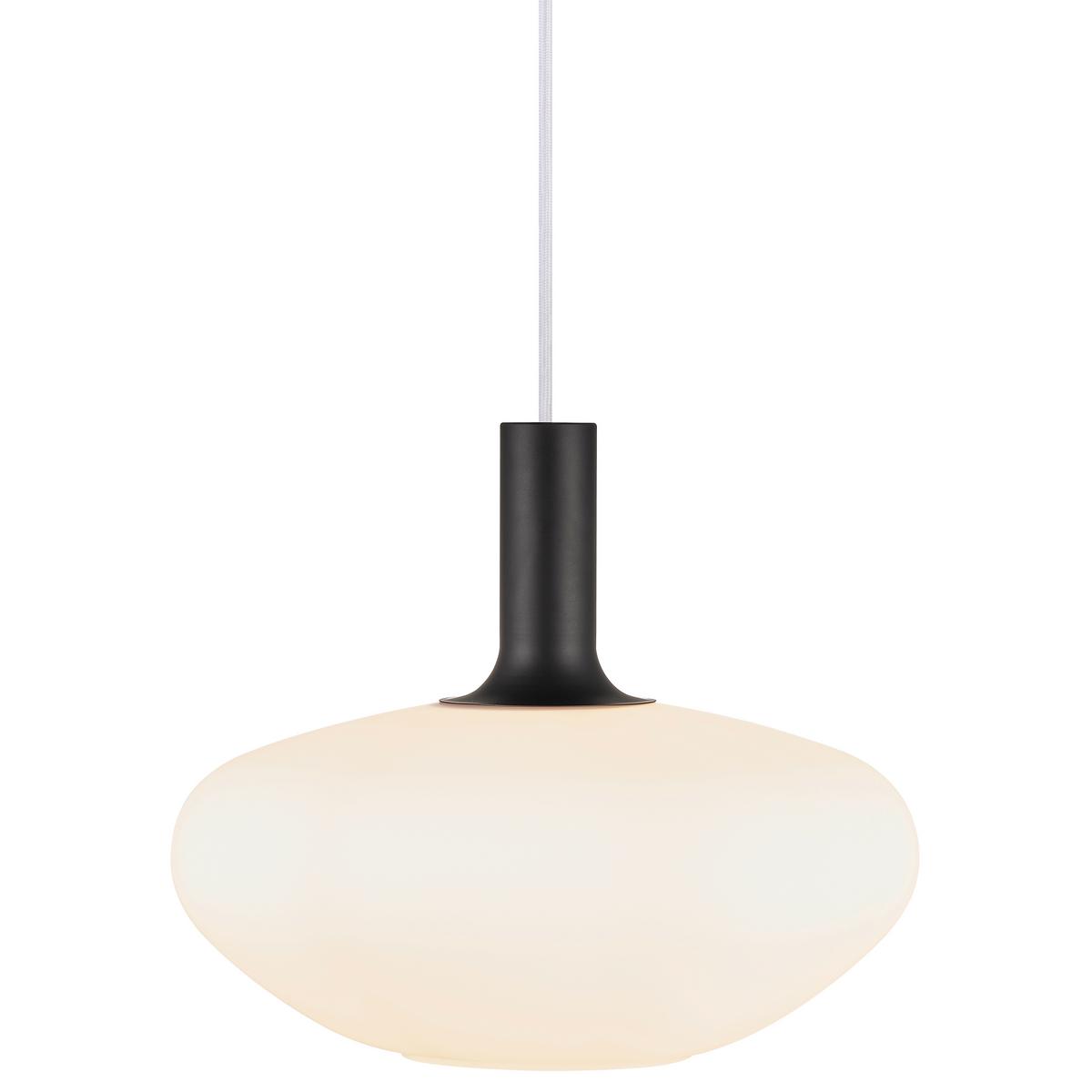 Hängeleuchte Alton Schwarz Messingfarben - Messingfarben/Schwarz, Basics, Glas/Metall (35/330cm) - Nordlux