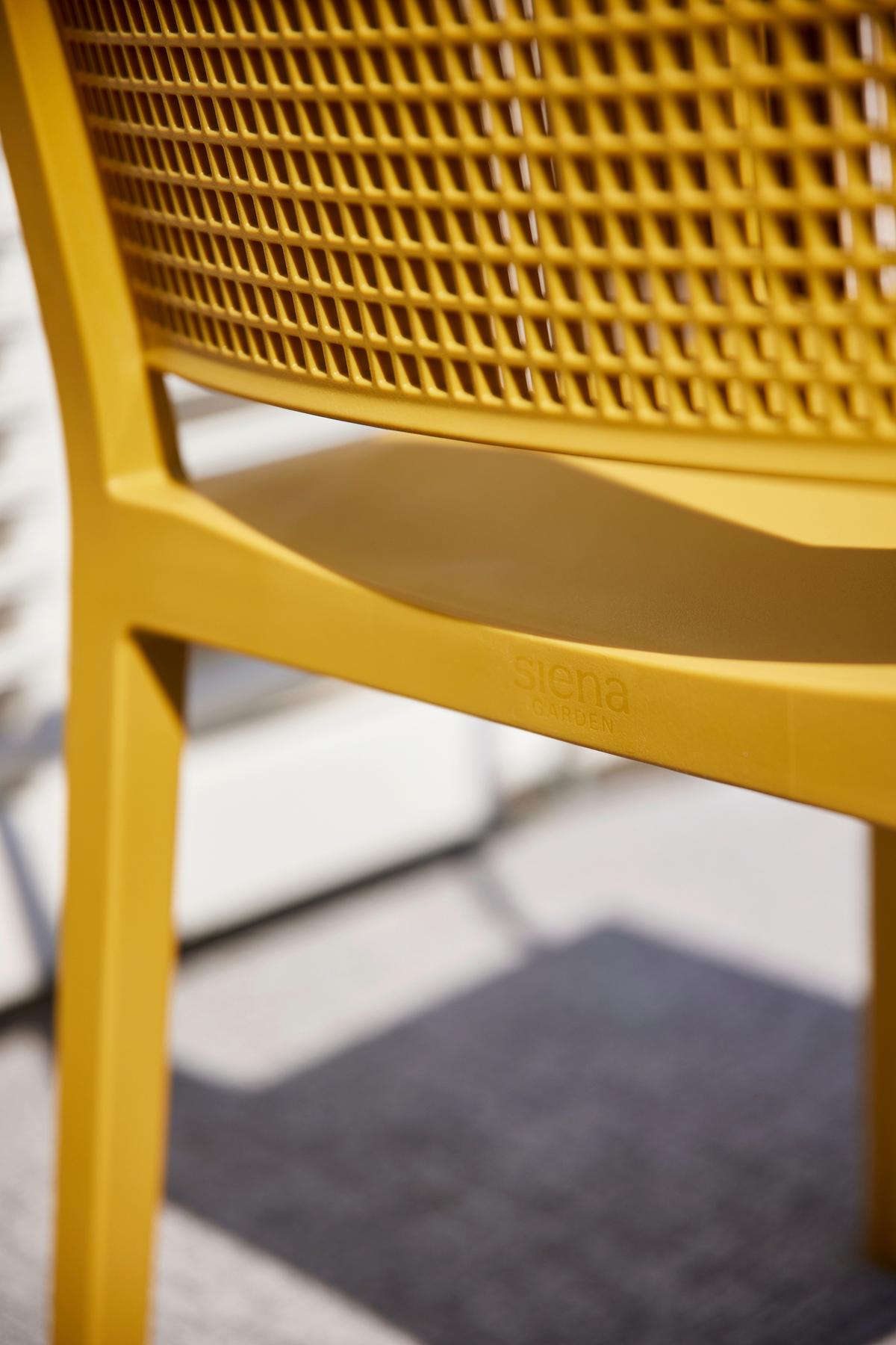 Stapelstuhl T20120 - Gelb, Basics, Kunststoff (46/80/56cm) - Siena Garden