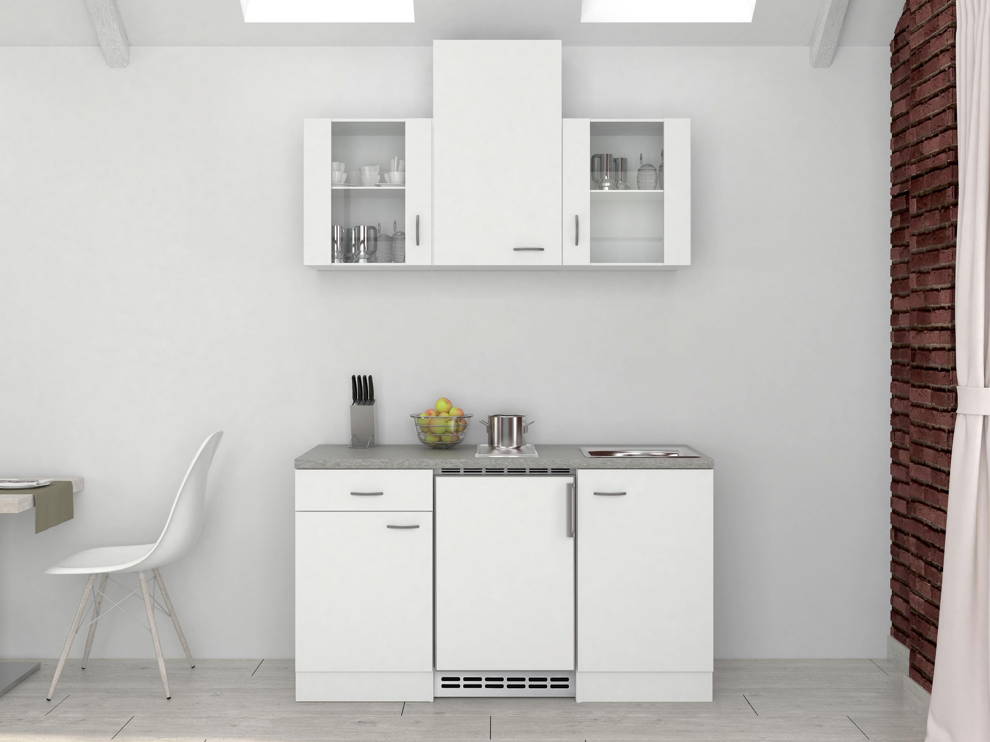 Küchenzeile klein mit Elektrogeräten kaufen Küchenzeile klein mit Mikrowelle kaufen