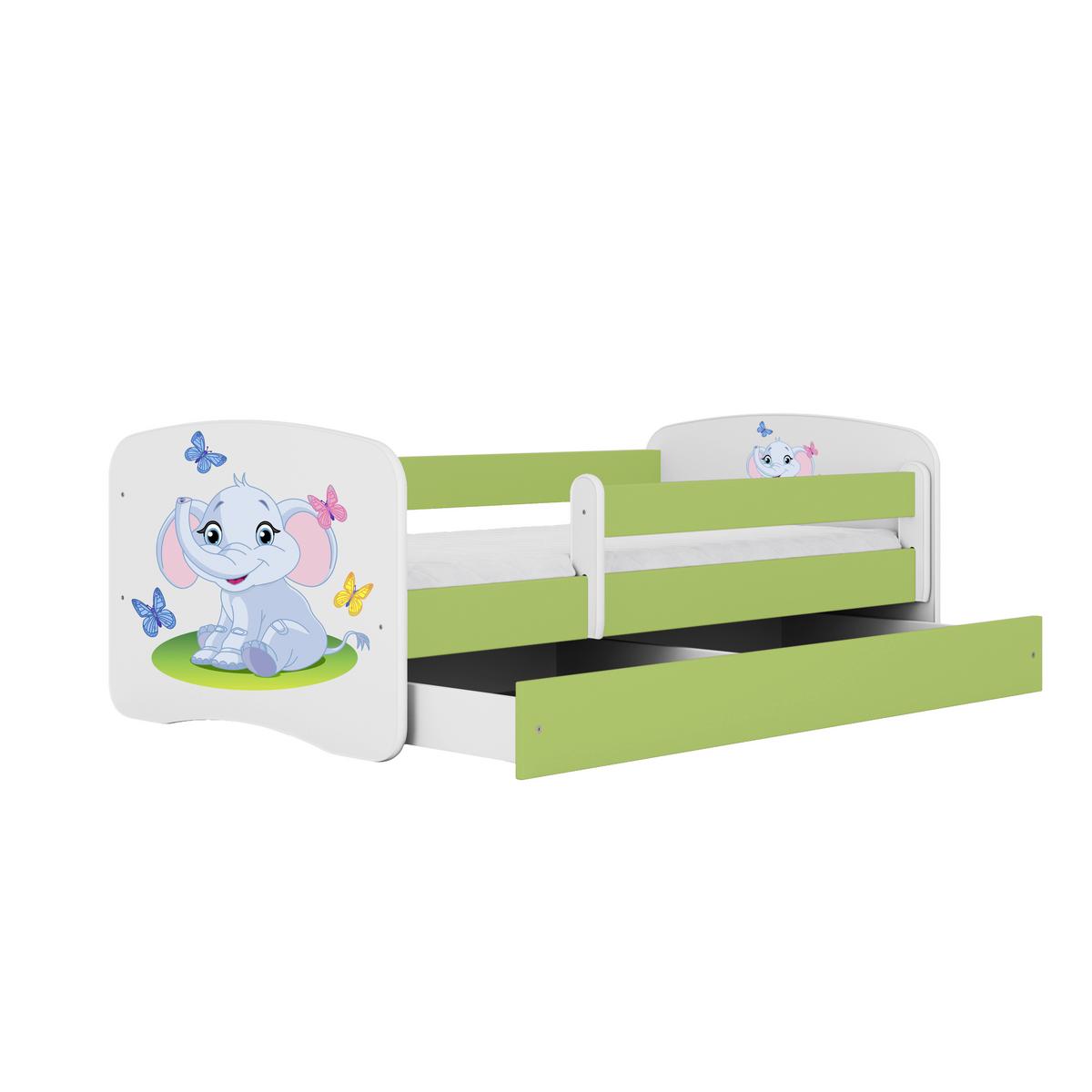 Kinder-/Juniorbett Babydreams Inkl. Matratze 80x160 - Birkefarben/Weiß, MODERN, Holz/Holzwerkstoff (80/160cm) - MID.YOU