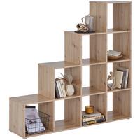 Raumteiler Pisa B: 149 cm Eiche Dekor - Eichefarben, MODERN, Holzwerkstoff (149/148/35cm)