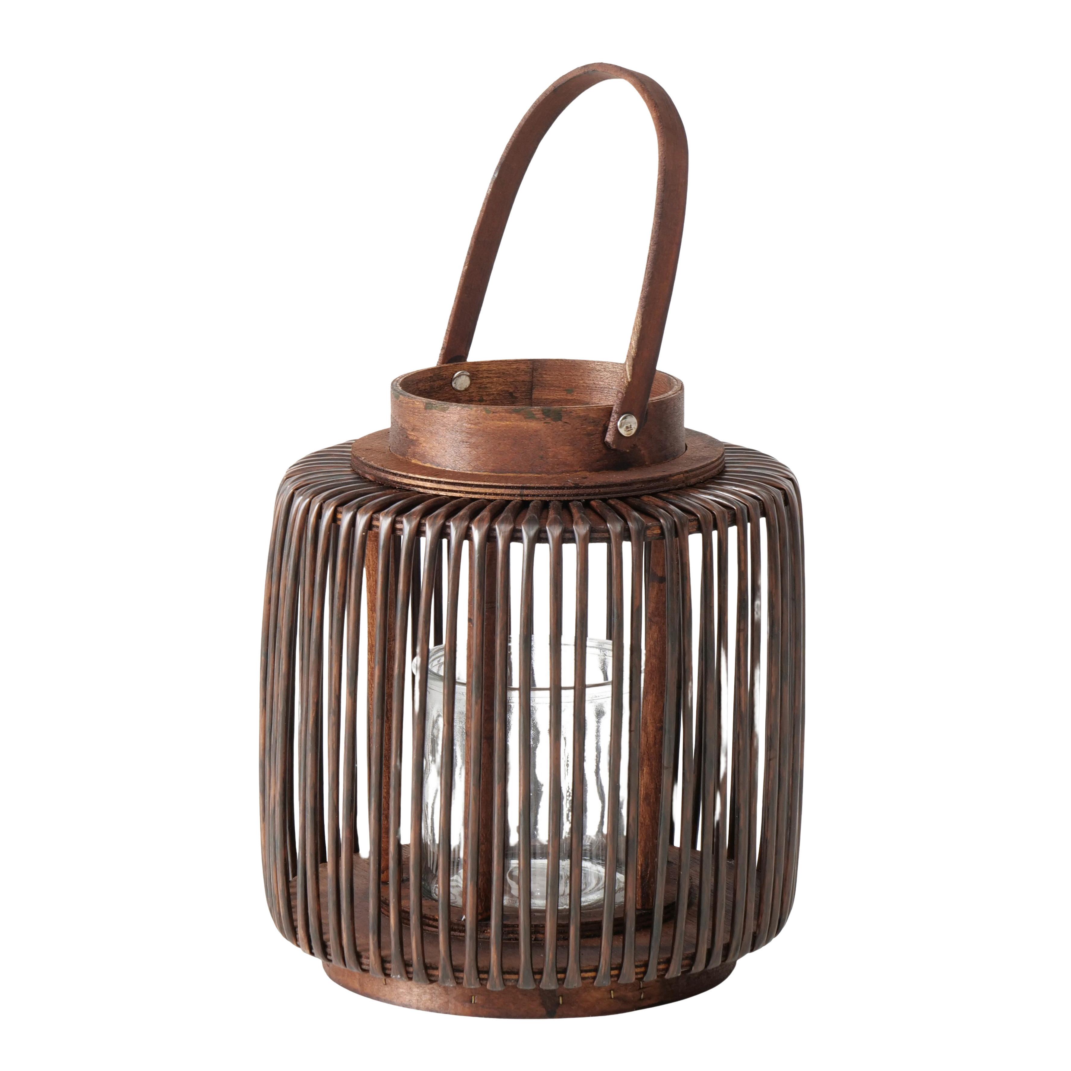 Lucerna TARION I - hnědá, Konvenční, kov/kompozitní dřevo (22/24cm) - Mömax