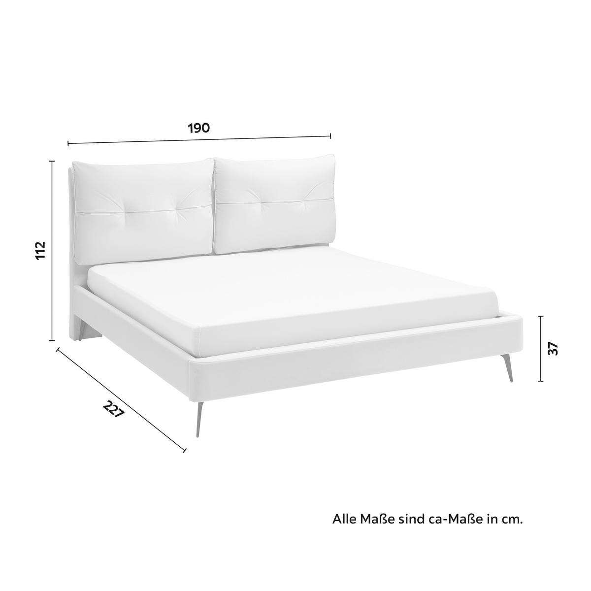 Čalúnená posteľ MALEA 180x200 cm, svetlosivá - čierna/prírodná farba, Modern, kov/drevo (180/200cm) - Bessagi Home
