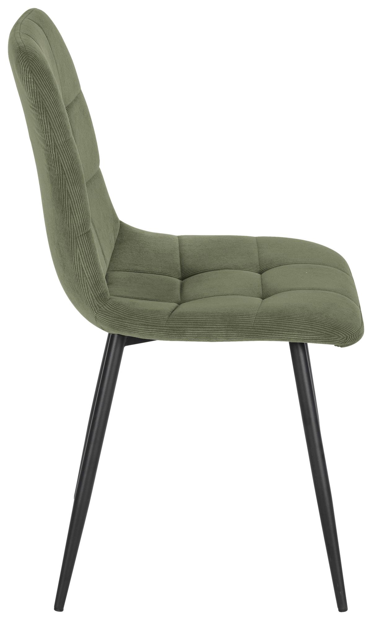 STOLIČKA NINO - čierna/zelená, Modern, kov/drevo (45/87/57cm) - Mömax
