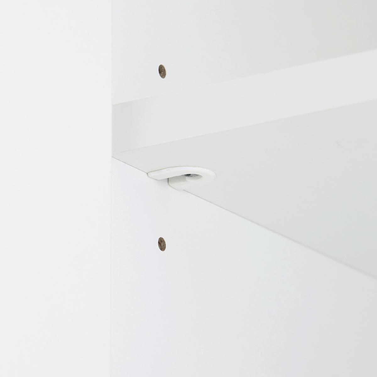 Drehtürenschrank Lucca - Weiß, MODERN, Holzwerkstoff (201/221/60cm)