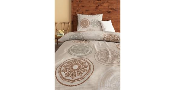 BETTWÄSCHE Elisabetha - Taupe, ROMANTIK / LANDHAUS, Textil (140/200cm) - James Wood