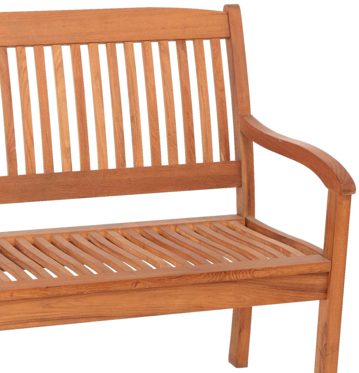 Gartenbank Eukalyptusholz 2-Sitzer Maracaibo - Naturfarben, KONVENTIONELL, Holz (107/91/63,5cm) - Gardenson