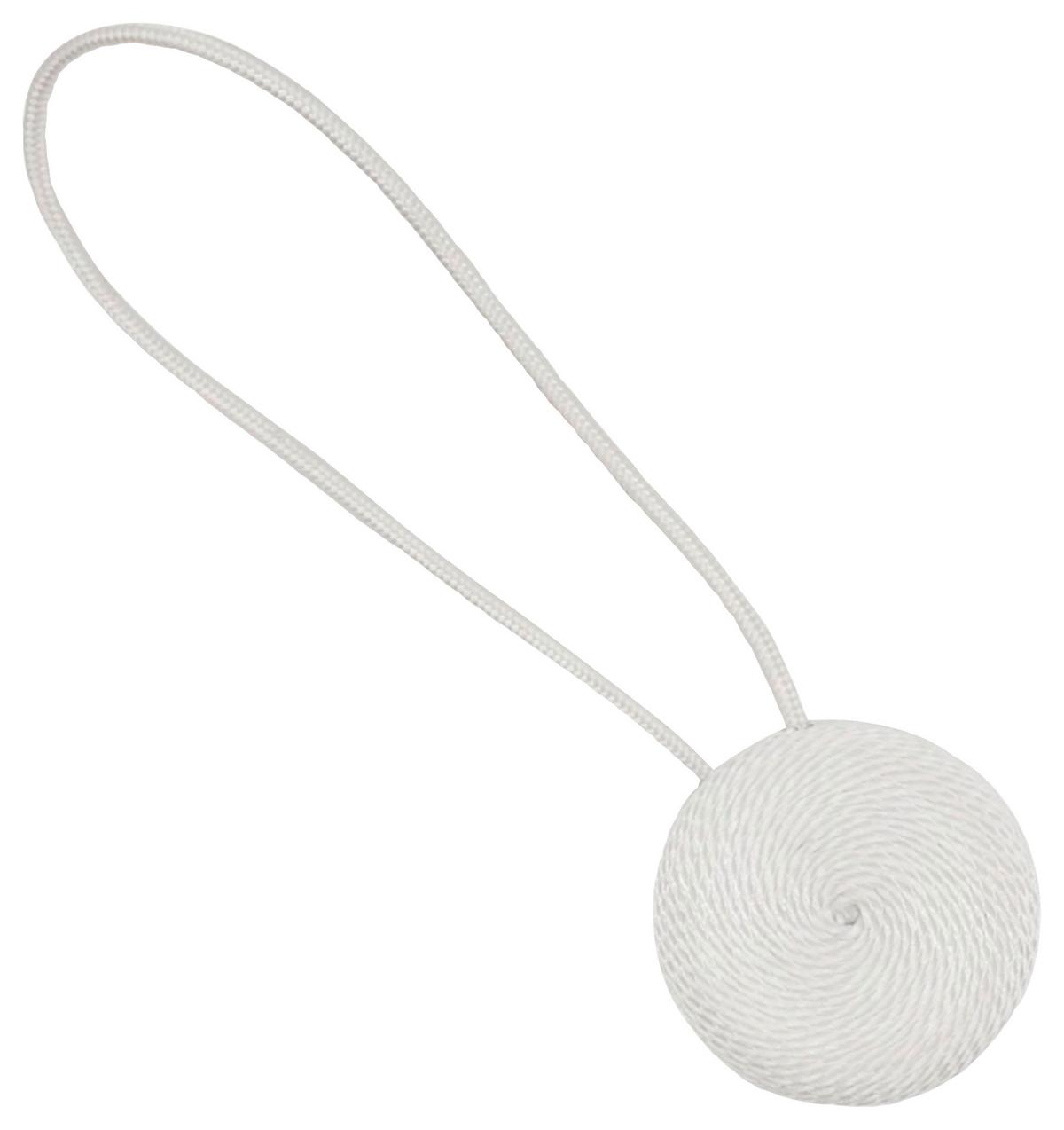 Raffhalter Cord - Beige/Schwarz, MODERN, Holz/Textil (38cm) - Luca Bessoni