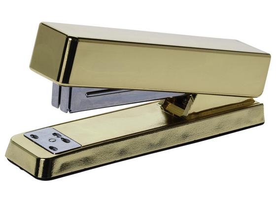 Heftmaschine Agostino - Goldfarben, Basics, Metall (14,5/3,8/6,8cm) Heftmaschine Agostino - Goldfarben, Basics, Metall (14,5/3,8/6,8cm)