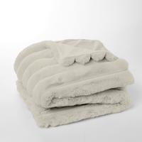 MĚKKÁ DEKA BIEN AU CHAUD - bílá, Moderní, textil (130/180cm)