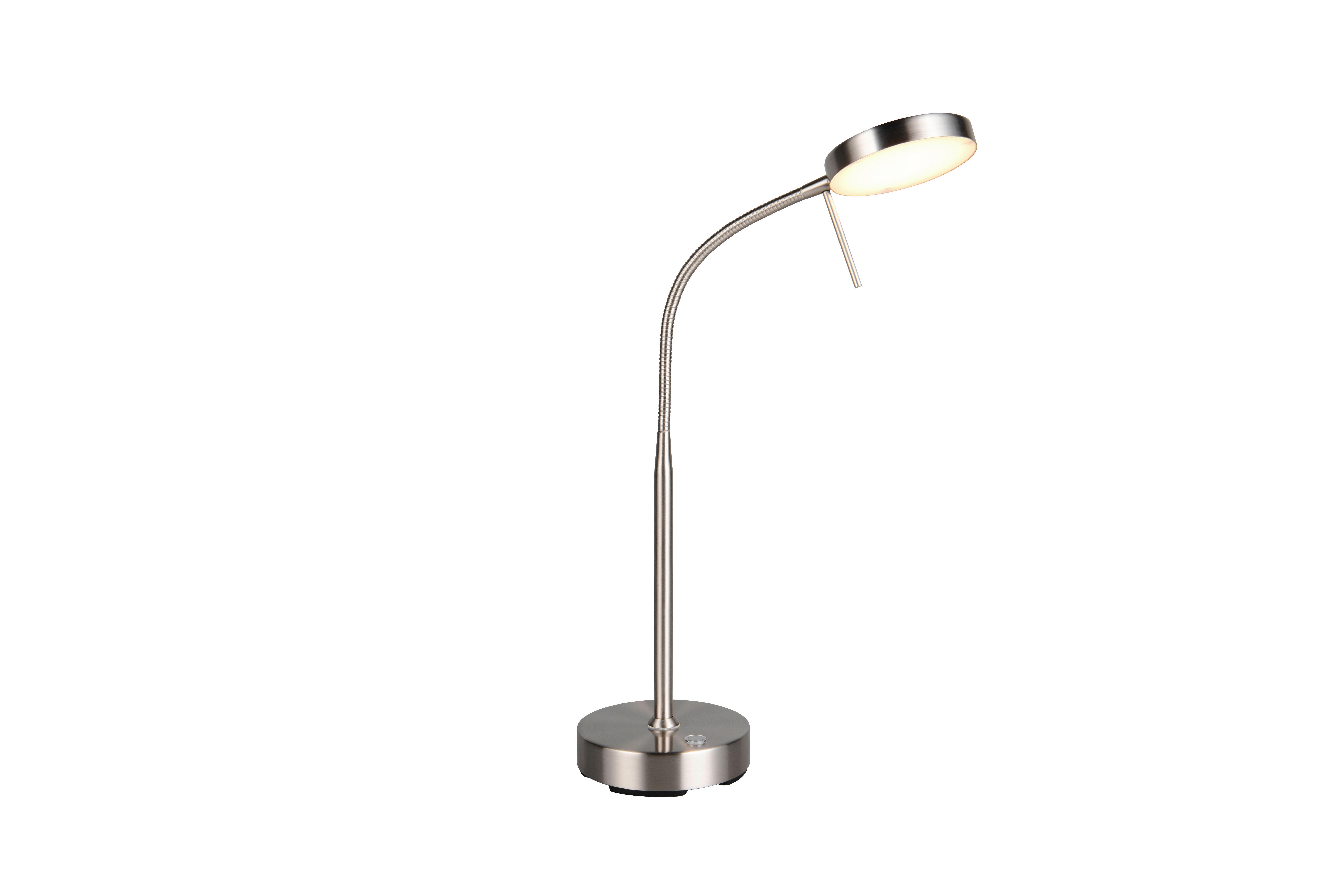 Akku-Tischleuchte R54561107 Moreno - Nickelfarben, KONVENTIONELL, Metall (45/14/36cm)