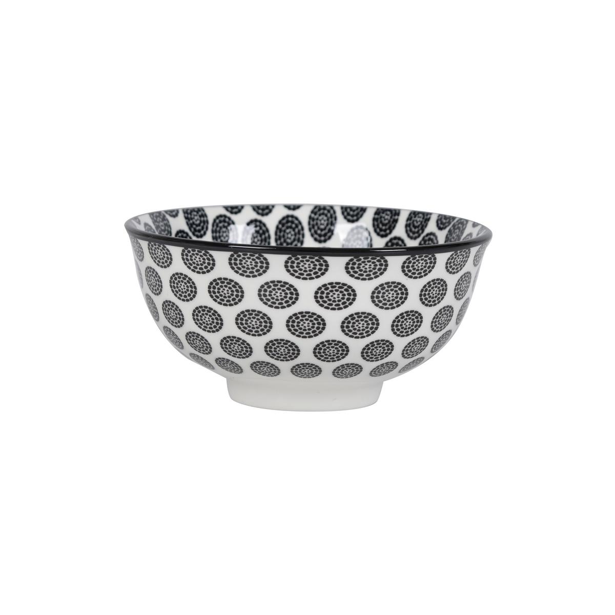 Miska na dip SHIVA - čierna/biela, Lifestyle, keramika (11,7/5,6cm) - Mömax