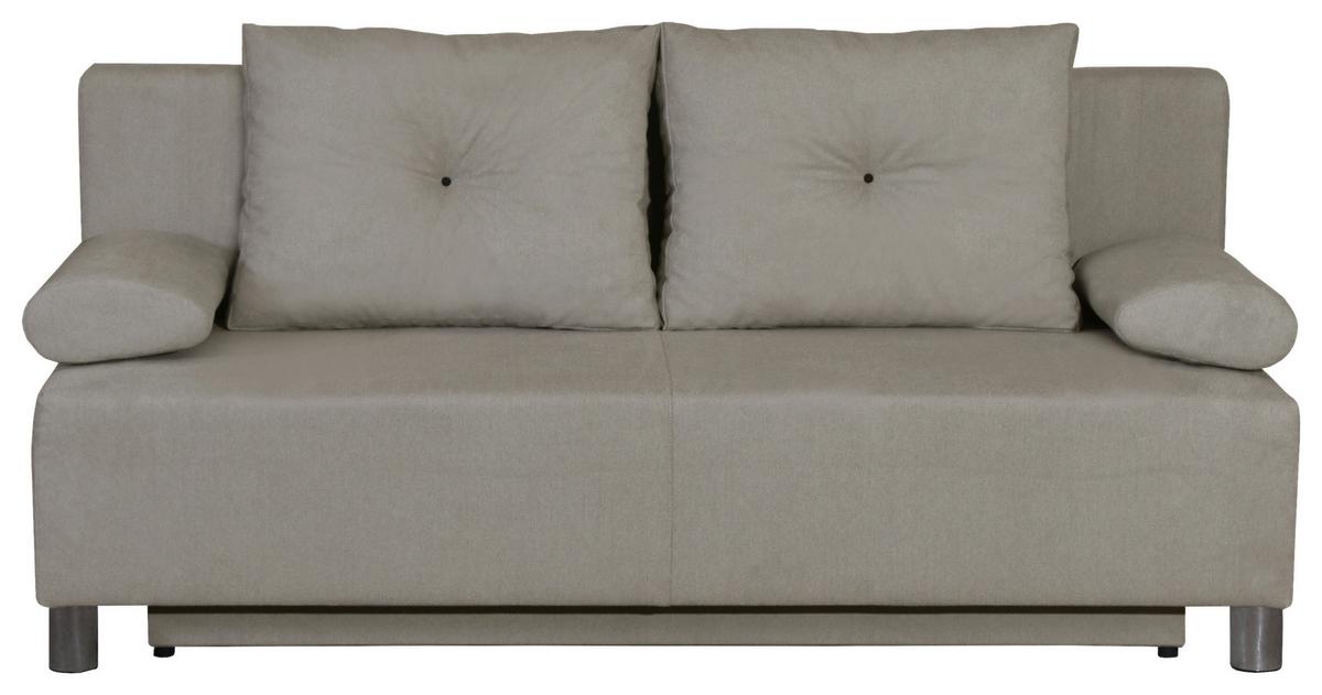 Kanapé Ibiza - bézs, Romantik / Landhaus, faalapú anyag/textil (190/90/85cm)