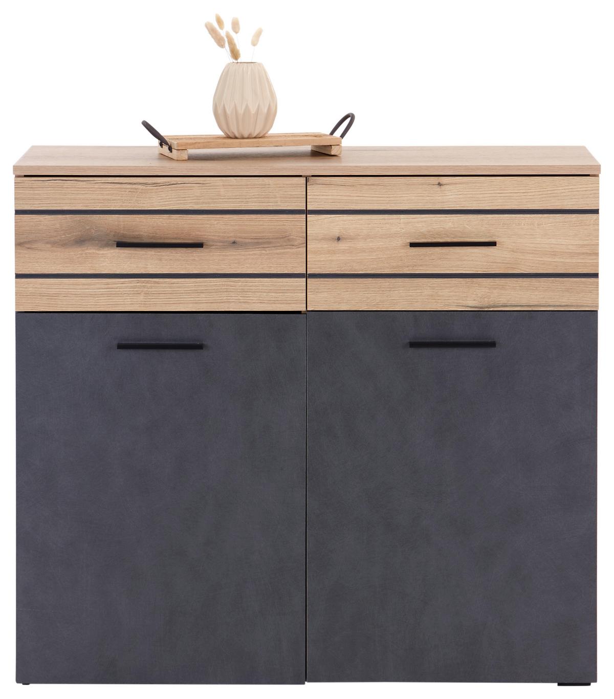 Kommode B: 100 cm Limit Coast Evoke Eiche Dekor/Matera - MODERN, Holzwerkstoff (100/91/40cm) - Ondega