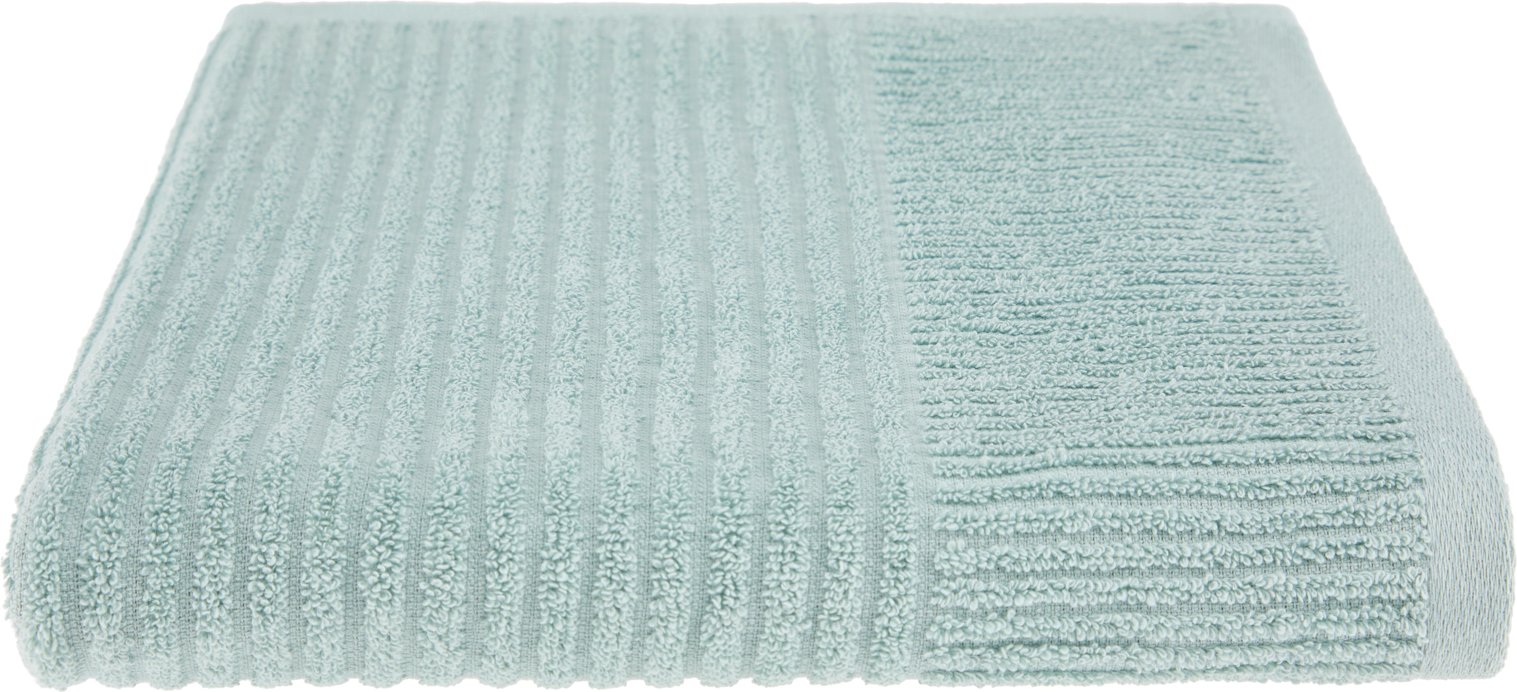 Kéztörlő Pia Kb. 50/90cm - mentazöld, Modern, textil (50/90cm) - Luca Bessoni