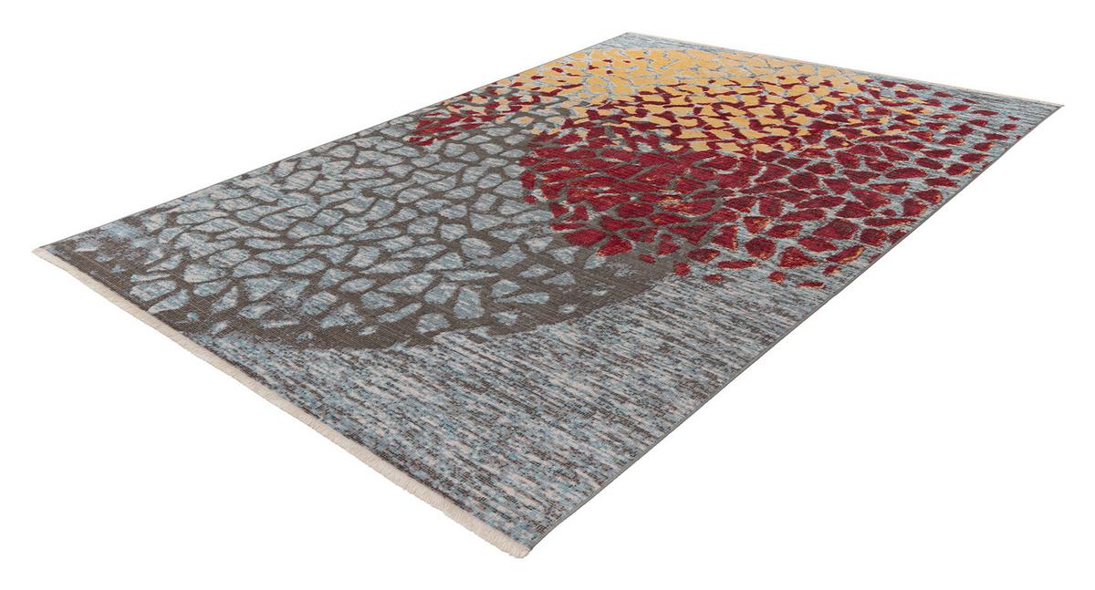 Teppich Dilan 400 80x150 Cm Dilan 400 - Rot/Multicolor, KONVENTIONELL, Textil (80/150cm)