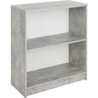 Regal 4-You New B 74 cm, Betonoptik - Schwarz/Weiß, MODERN, Holzwerkstoff (74/85,5/34,6cm)