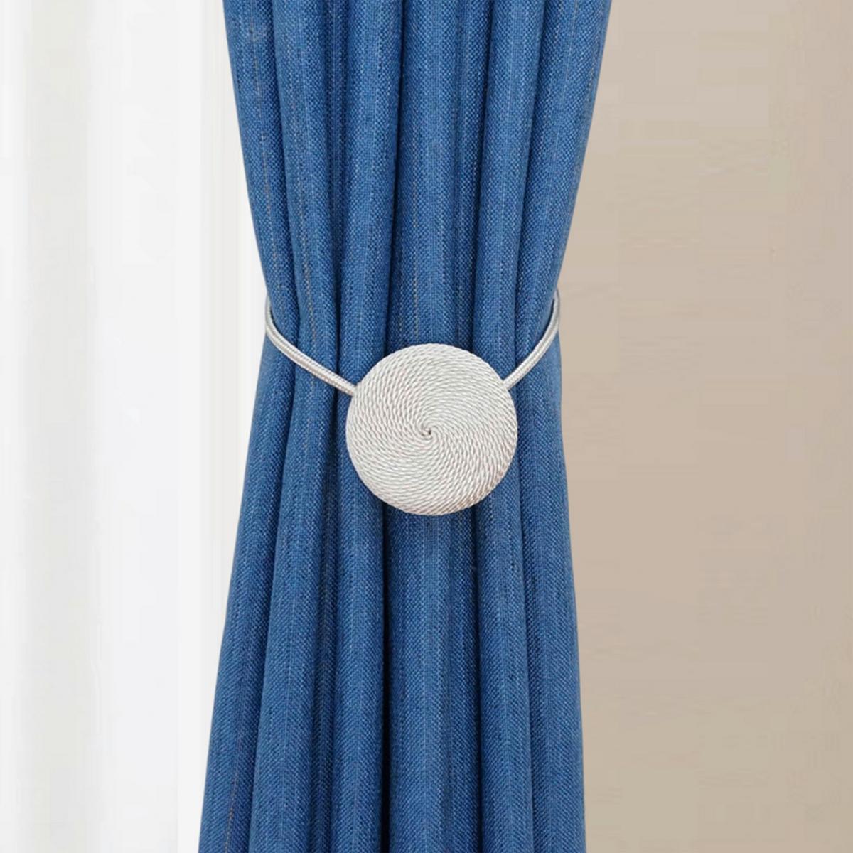 Raffhalter Cord - Beige/Schwarz, MODERN, Holz/Textil (38cm) - Luca Bessoni