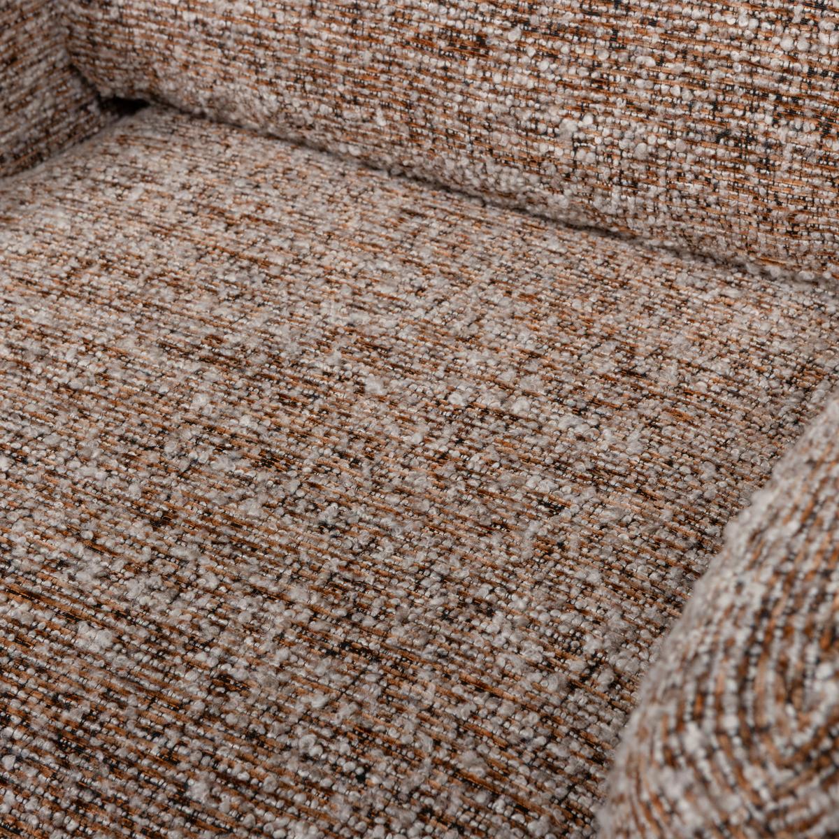 Sessel Oska Braun B: 78cm - Braun, Design, Textil (78/64/79cm) - Livetastic