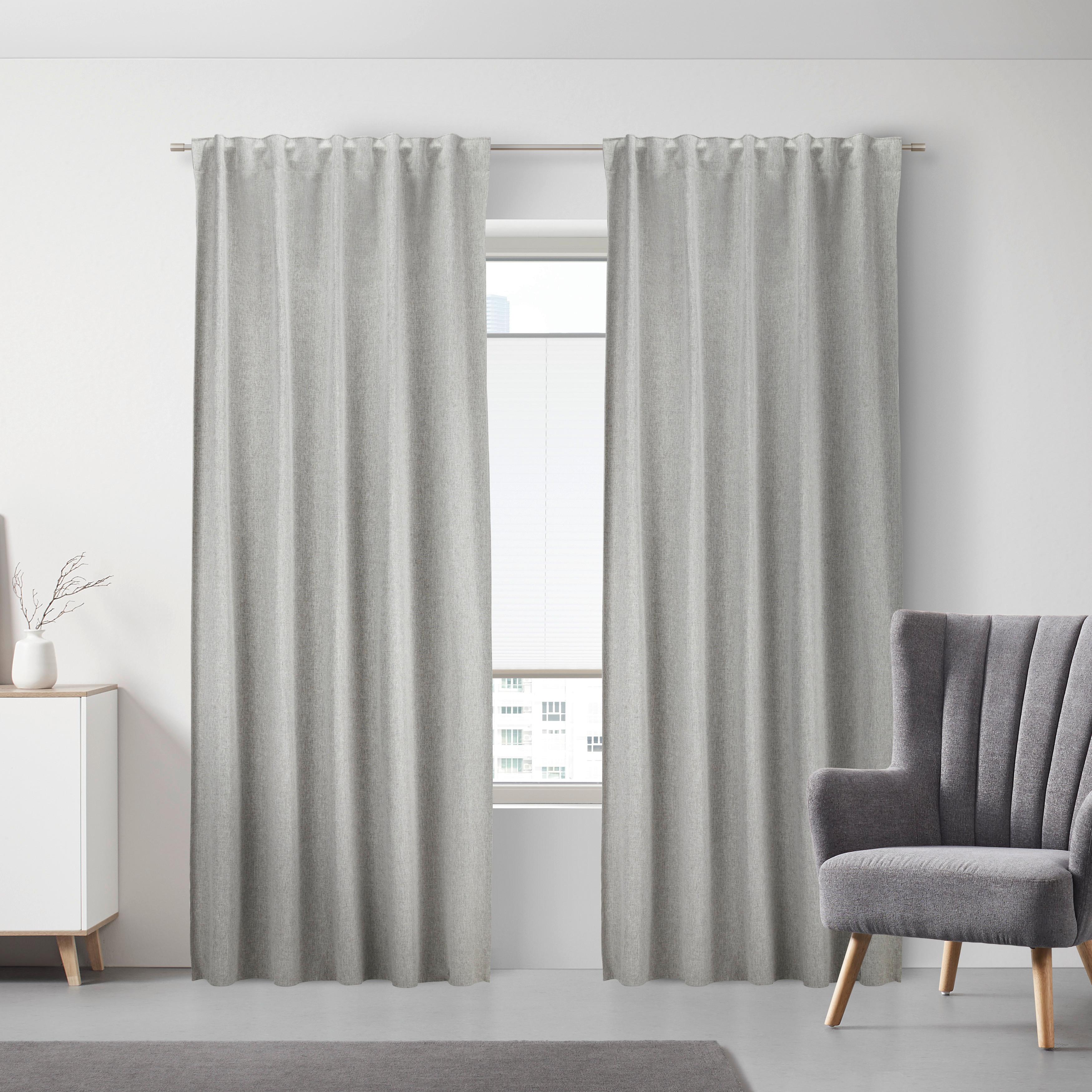 Hotový záves Haru sivohnedá 140x245cm - sivohnedá, Modern, textil (140/245cm)
