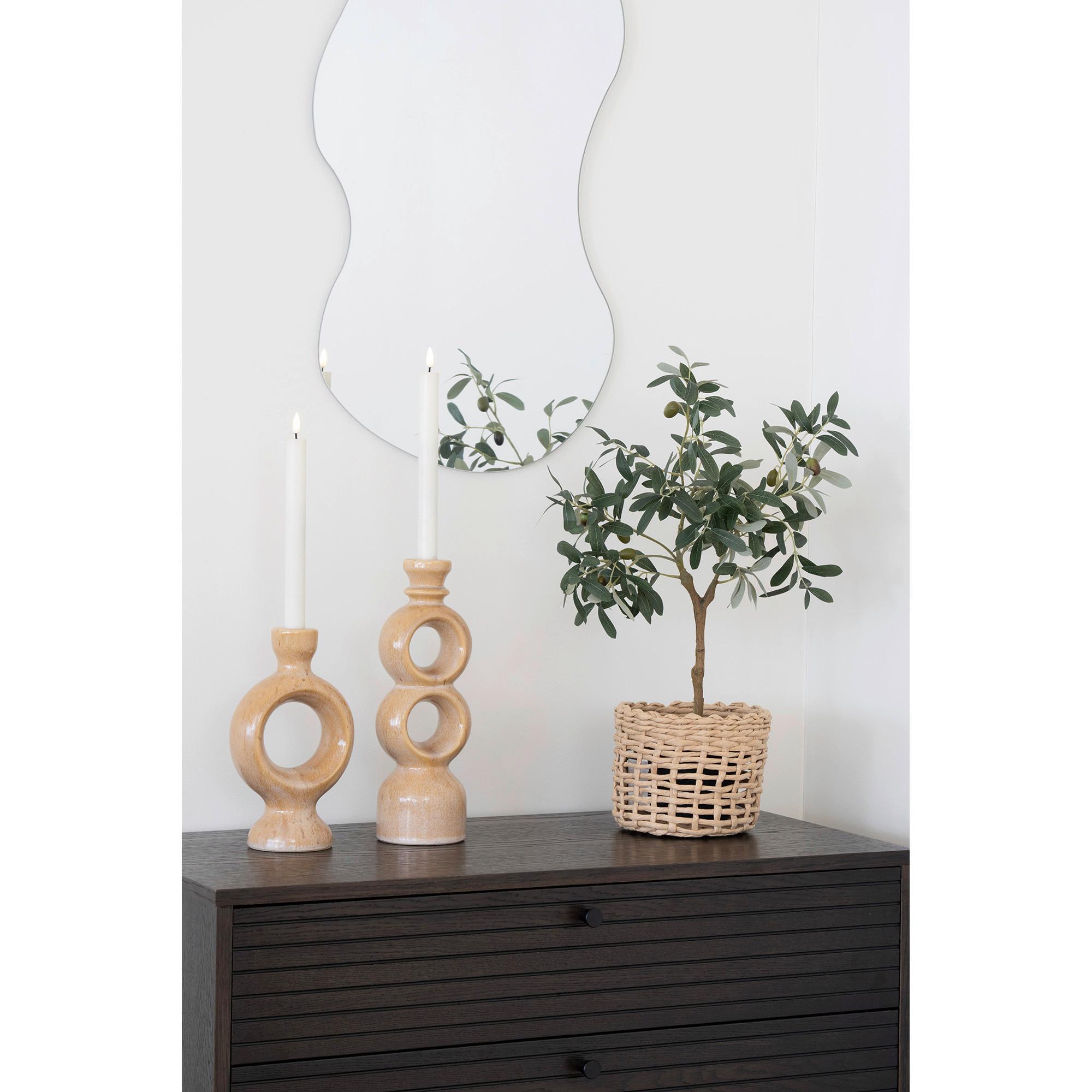 Kunstpflanze Olive Grün B: 22,5 cm - Grün, Design (22.5/61/36.5cm)