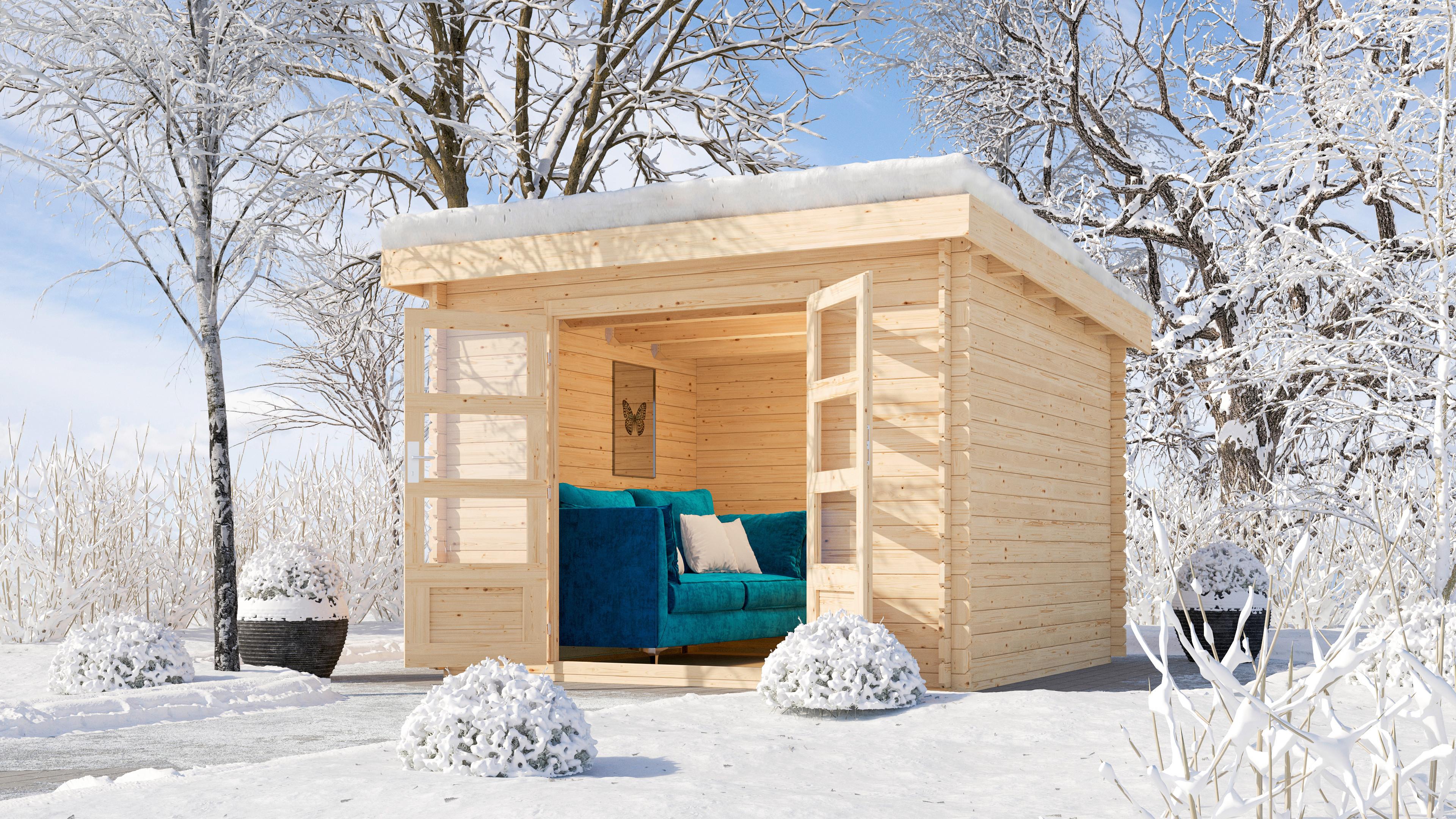 Gartenhaus Gamlitz 3 39875 Gamlitz 3 - Fichtefarben, Basics, Holz (297/2,25/237cm)