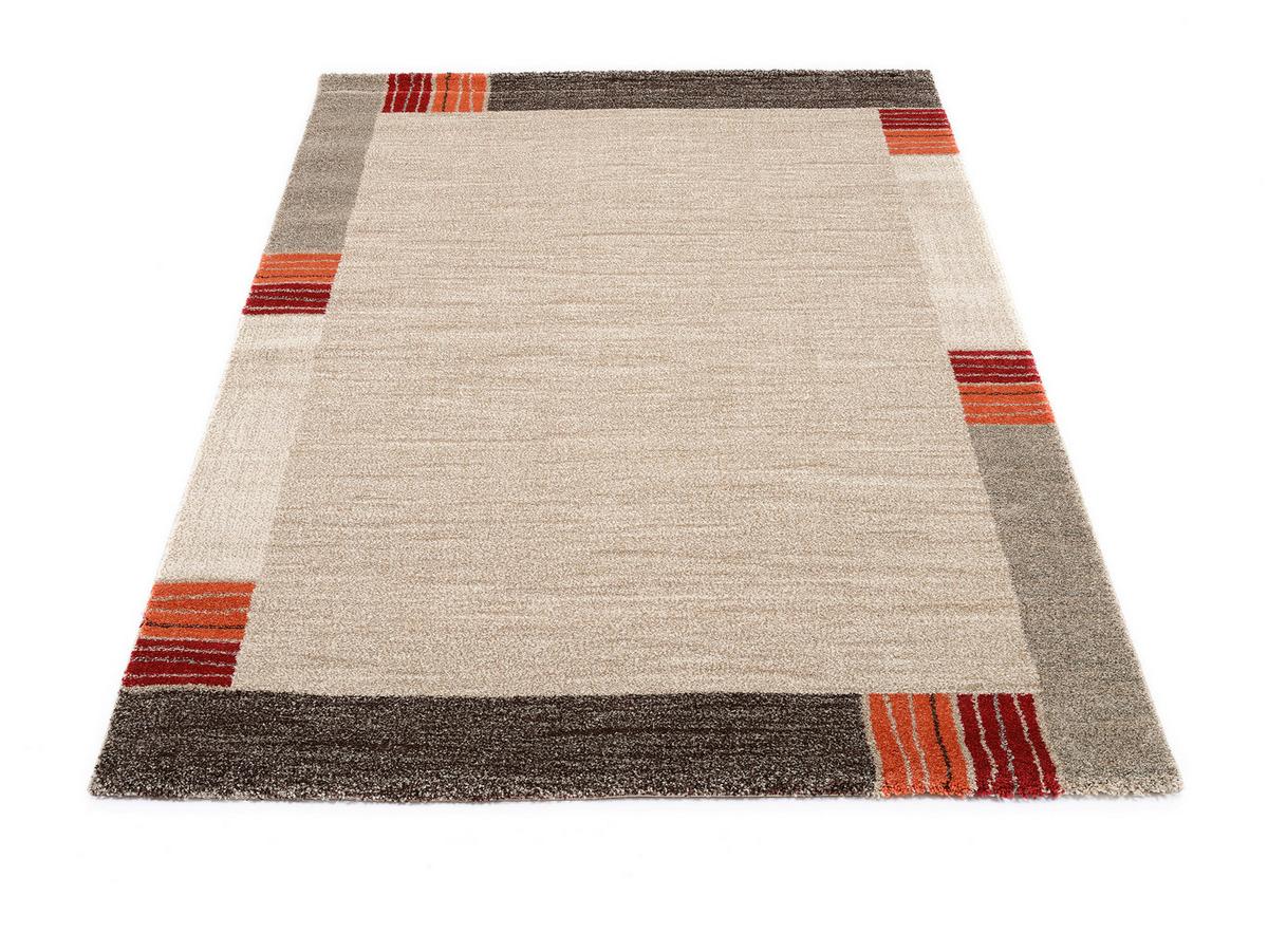 Webteppich Palazzo Lobo Dunkelbraun/Beige 120x170 cm - Dunkelbraun/Beige, KONVENTIONELL, Textil (120/170cm) - Novel