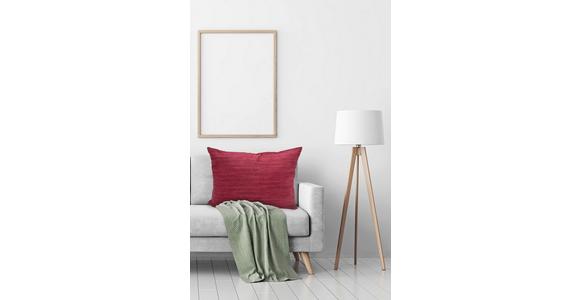 Zierkissen Carmina 50x70 Cm Polyester Bordeaux Mit Zipp - Bordeaux, ROMANTIK / LANDHAUS, Textil (50/70cm) - James Wood