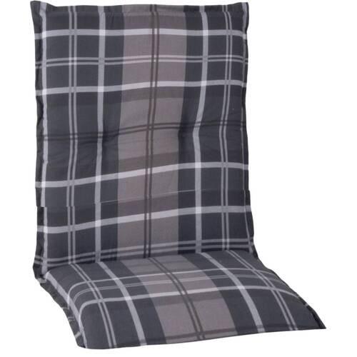 Niederlehner Auflage 4er-Set 100x50x6cm Grau/Schwarz - Schwarz/Grau, Basics, Textil (100/50/6cm) - Gardenson