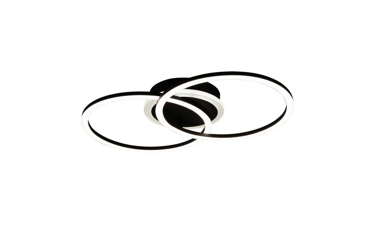 Led-deckenleuchte R62783132 Venida - Schwarz/Weiß, Design, Kunststoff/Metall (50/30/7,5cm)