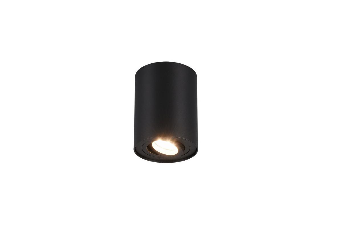 Aufbauleuchte Cookie Ø 9,6 cm Schwarz Max. 35 W - Basics (9,6/12,5cm) - Trio Leuchten