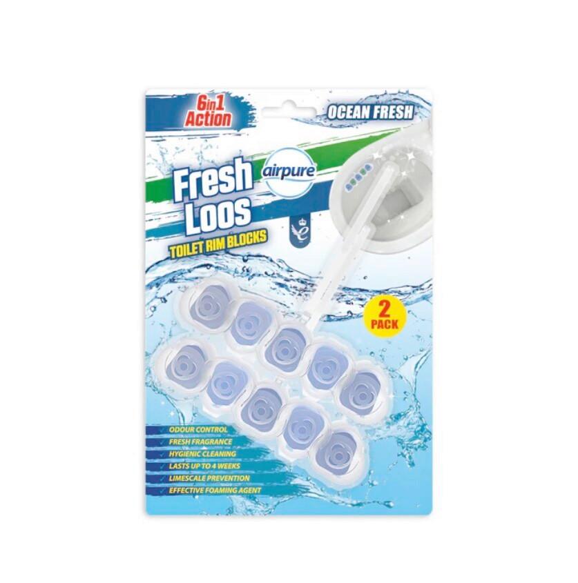 Wc Illatosító Fresh Loos - Basics, műanyag/papír (0.3kg)