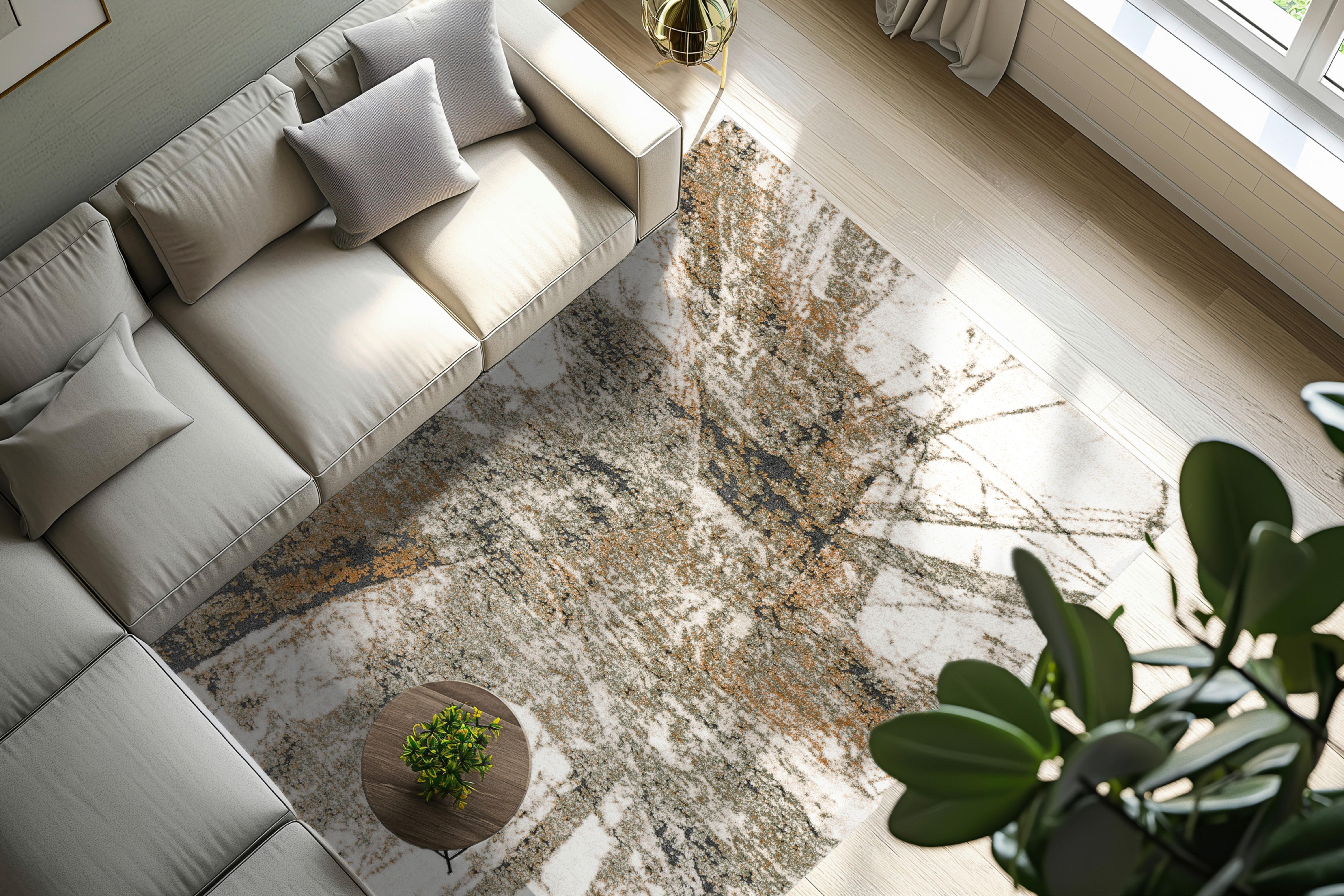 Webteppich My Bologna - Dunkelgrau/Creme, LIFESTYLE, Textil (80/300cm) - Obsession
