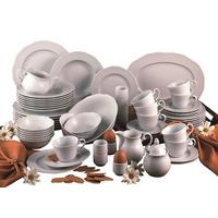 Kombinovaná souprava Arianne, 61 dílný pro 8 osob - bílá, Basics, keramika (59/40/32cm) - Creatable