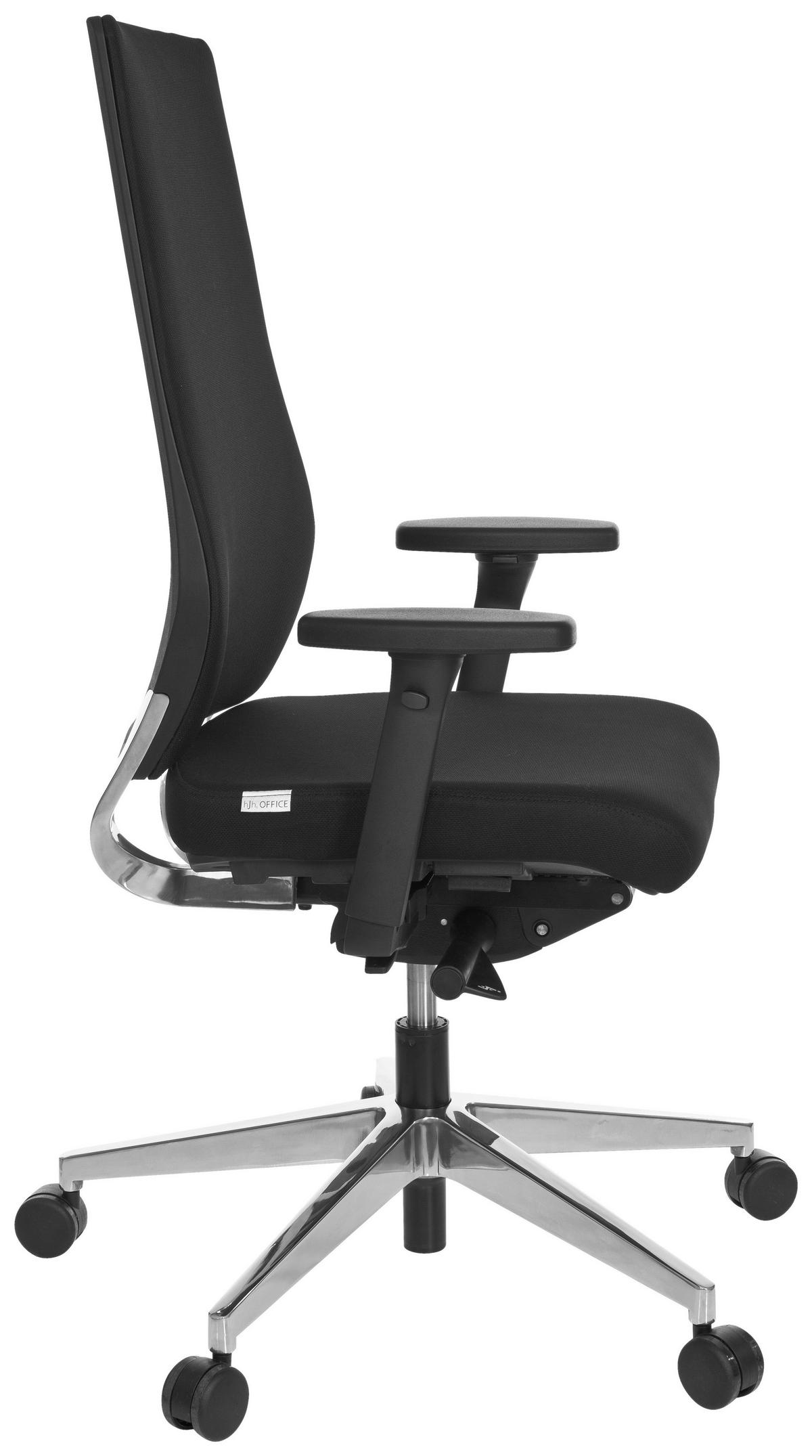 Drehstuhl Pro-Tec 700 Schwarz - Chromfarben/Schwarz, MODERN, Kunststoff/Textil (60/123/53cm) - MID.YOU