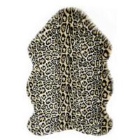 Fellteppich Leopard, 100% Polyester - Currygelb/Schwarz, ROMANTIK / LANDHAUS, Textil (90/60cm) - James Wood