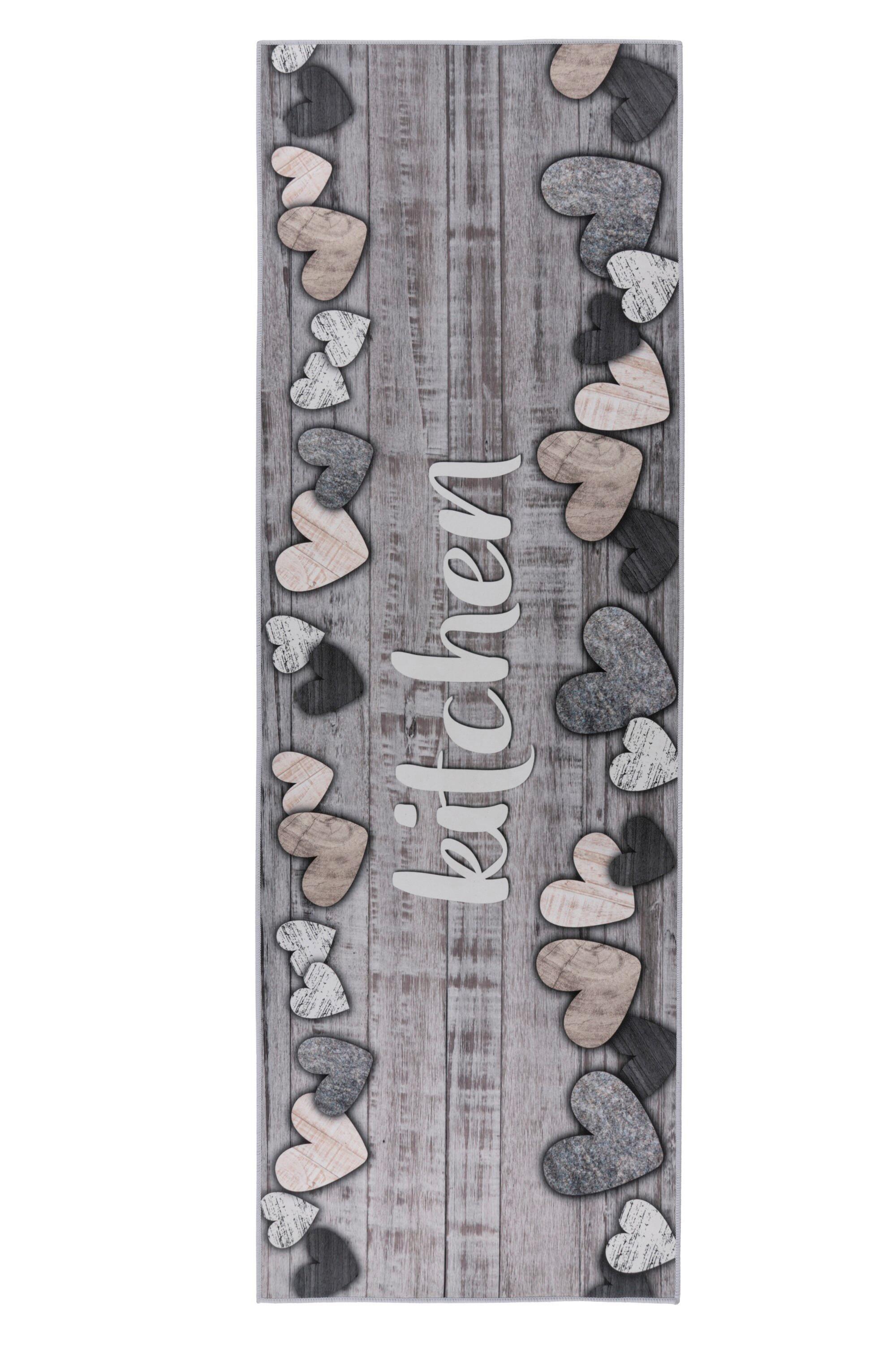 Flachwebteppich Grau, Bxl: Ca. 60x180 Cm - Grau, Basics, Textil (60/180cm) - Kayoom