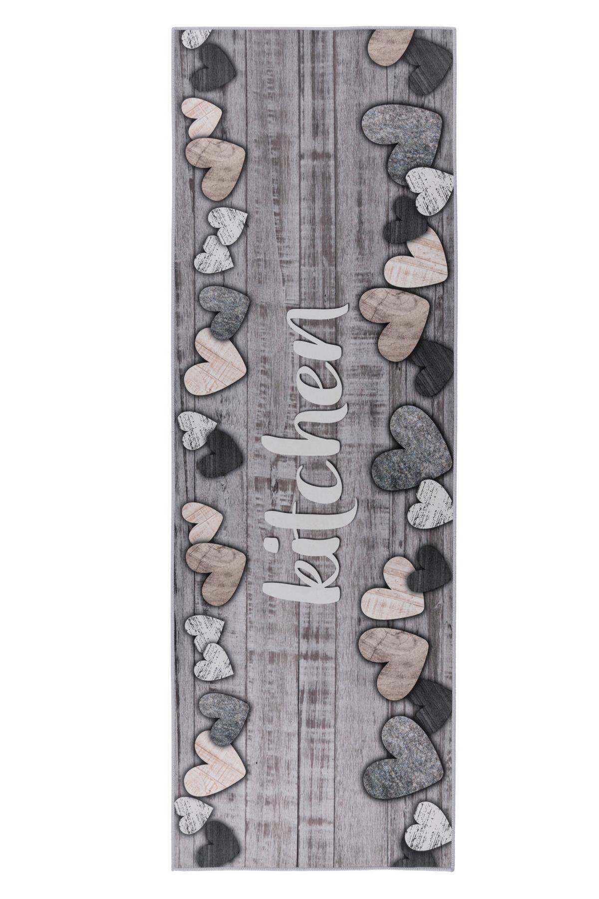 Flachwebteppich Grau, Bxl: Ca. 60x180 Cm - Grau, Basics, Textil (60/180cm) - Kayoom