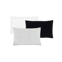 POŤAH NA VANKÚŠ Felix, 28/44cm - biela/antracitová, Konventionell, textil (28/44cm) - Modern Living